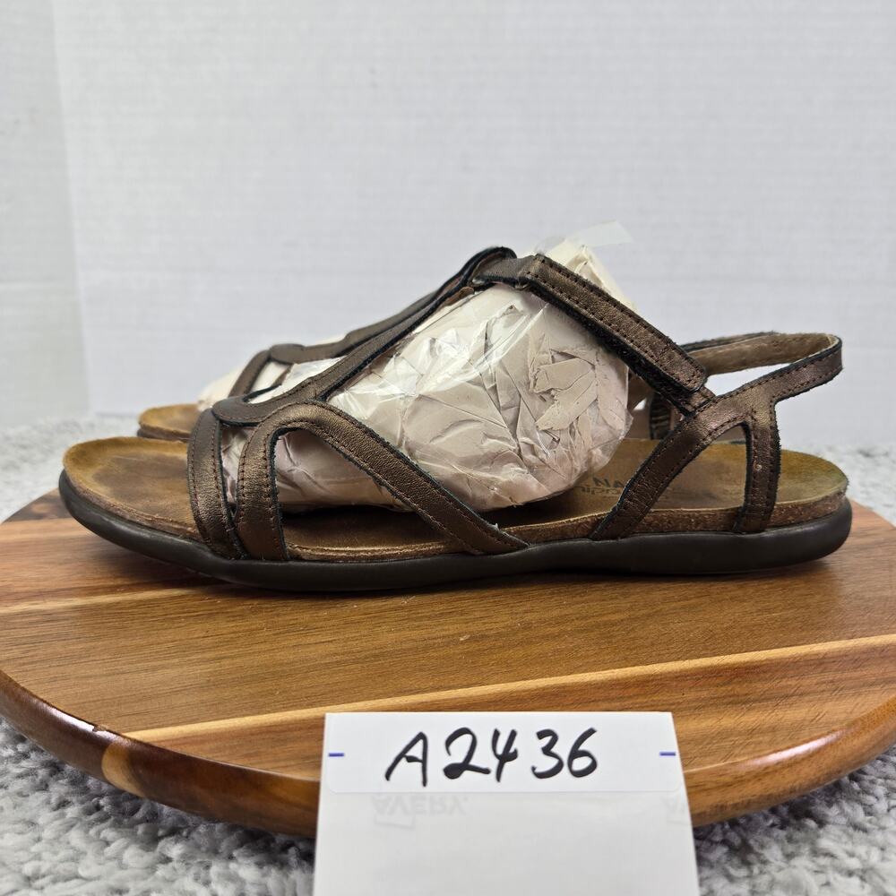Naot Womens 42 Dorith Brown Grecian Strappy Casual Lifestyle Daily Sandals